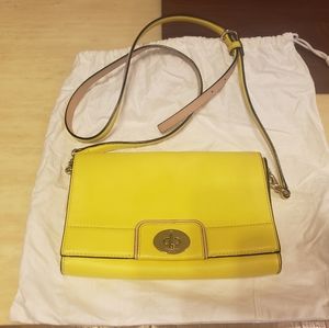 Kate spade lemon yellow crossbody